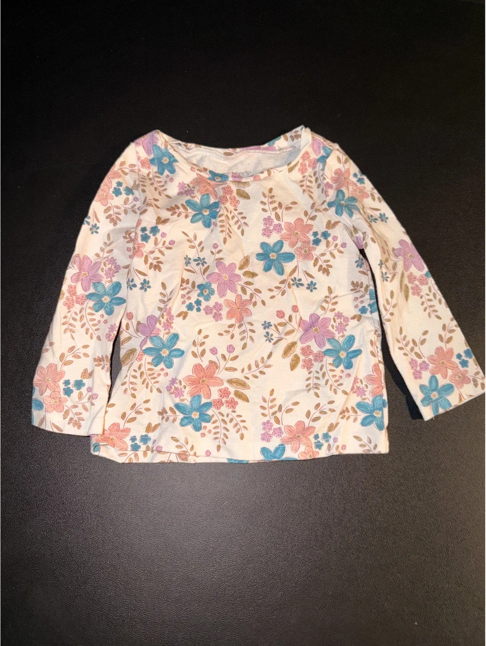 Carter's floral long sleeve top